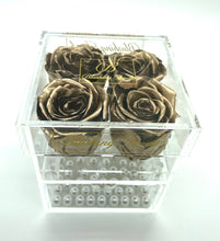 Load image into Gallery viewer, 4 Rose Acrylic Box
