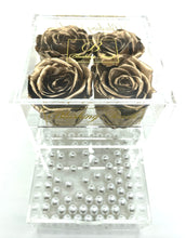 Load image into Gallery viewer, 4 Rose Acrylic Box
