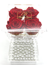 Load image into Gallery viewer, 4 Rose Acrylic Box
