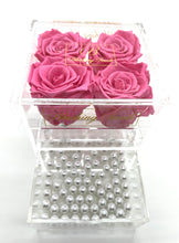 Load image into Gallery viewer, 4 Rose Acrylic Box
