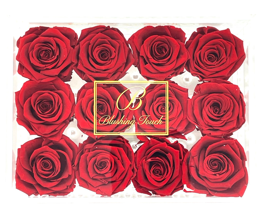 12 Rose Acrylic Box