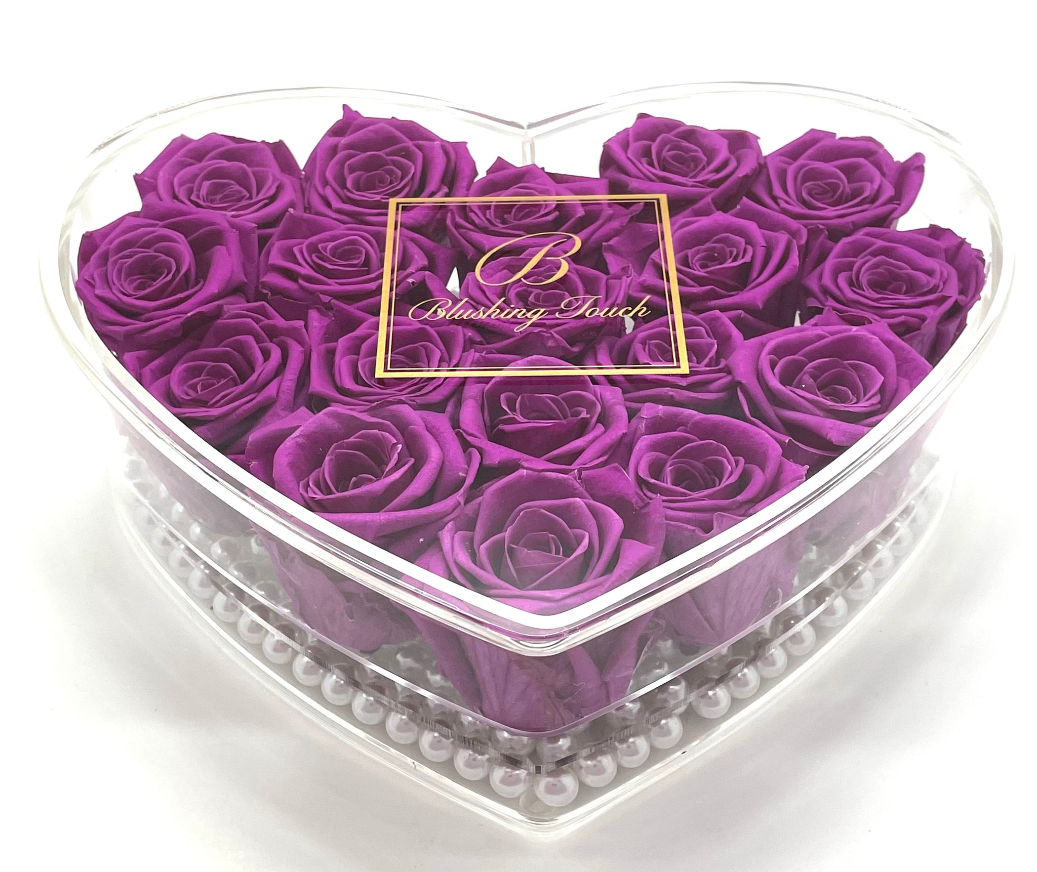 Mouind Heart-shape Rose Flower Gift Box Festival Wedding