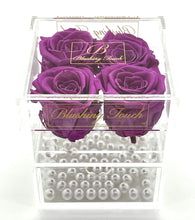 Load image into Gallery viewer, 4 Rose Acrylic Box
